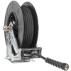 R+M Suttner Slangetrommel ABS/Rustfri Svart